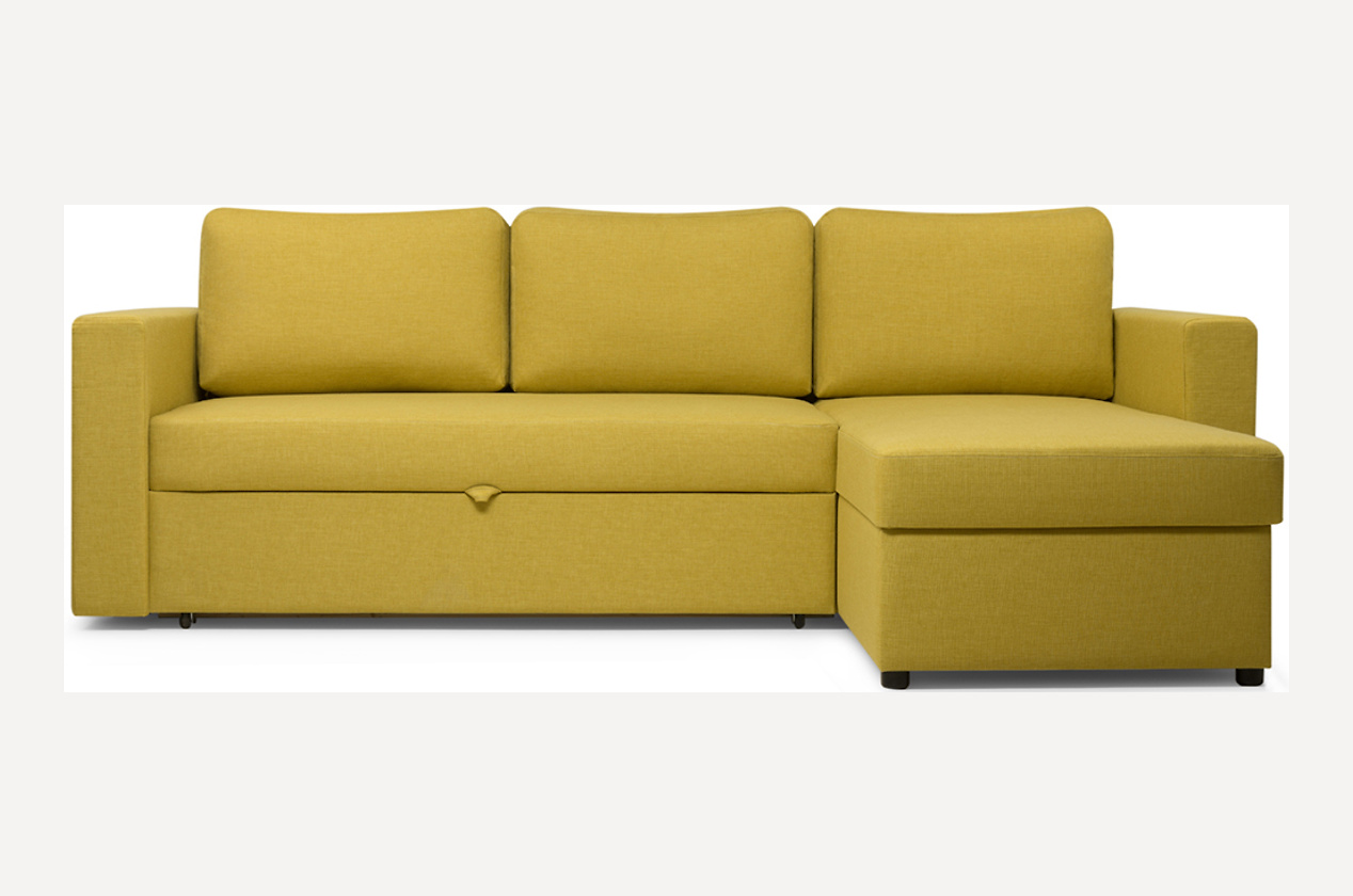 Диван угловой Порту Textile Yellow – купить в Москве по цене 19 990 ...